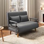 Bealife AR51 Canapé convertible double, réglable sur 6 positions, 2-en-1 avec double coussin