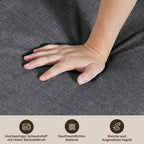 Bealife AR51 Canapé convertible double, réglable sur 6 positions, 2-en-1 avec double coussin