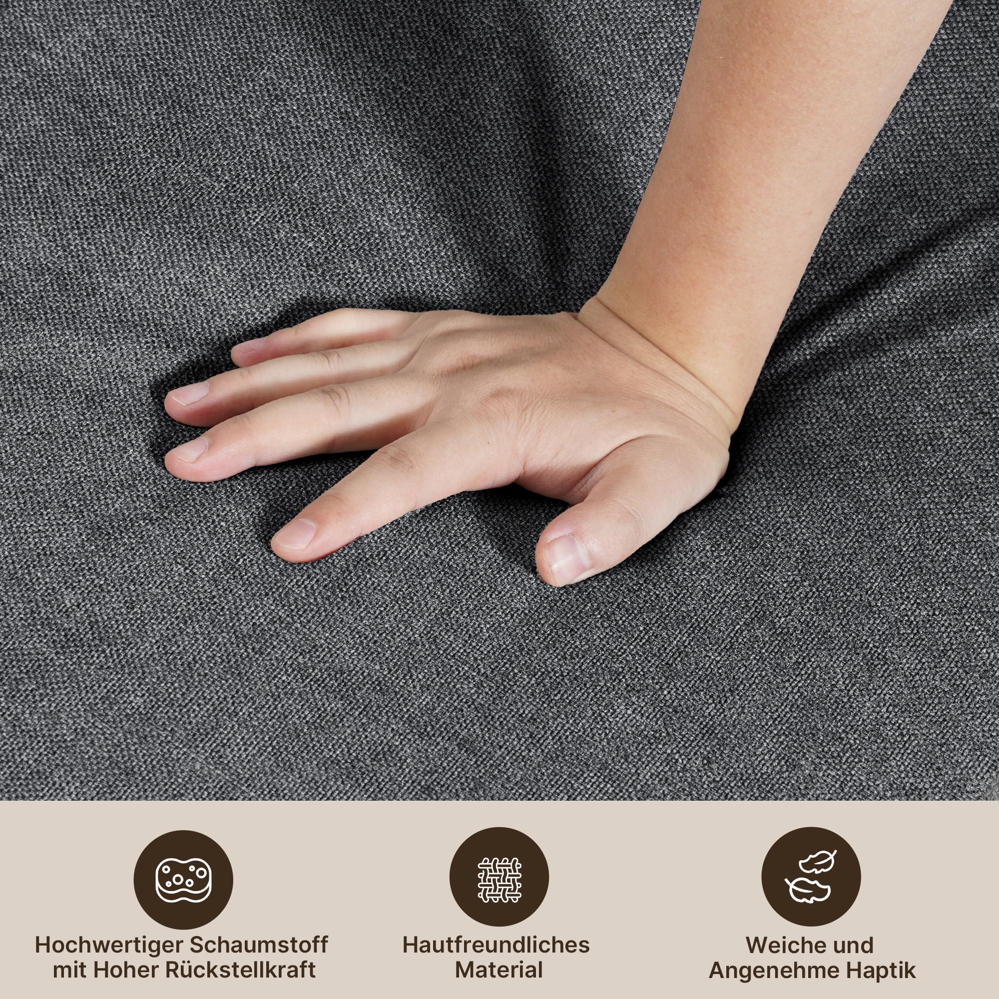 Bealife AR51 Canapé convertible double, réglable sur 6 positions, 2-en-1 avec double coussin