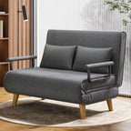Bealife AR51 Canapé convertible double, réglable sur 6 positions, 2-en-1 avec double coussin