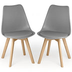 Bealife TB18 Dining Chairs Set of 2, 4, or 6, Ergonomic Scandinavian Style Chairs for Dining Room, Study & Dressing Table