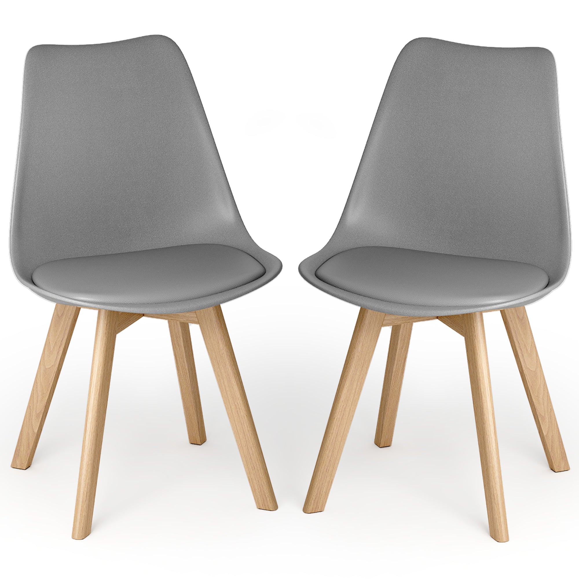 Bealife TB18 Chaises de salle à manger, lot de 2, 4 ou 6, chaises ergonomiques de style scandinave pour salle à manger, bureau et coiffeuse