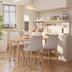 Bealife TB18 Dining Chairs Set of 2, 4, or 6, Ergonomic Scandinavian Style Chairs for Dining Room, Study & Dressing Table