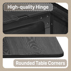 Bealife TB66 3-in-1 Folding Dining Table, Kitchen Island with Wheels for Small Kitchens, Dining Rooms, Home Offices