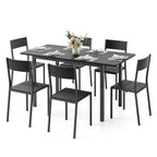Bealife TB78 Extendable Dining Table with 6 Chairs