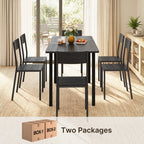 Bealife TB78 Extendable Dining Table with 6 Chairs
